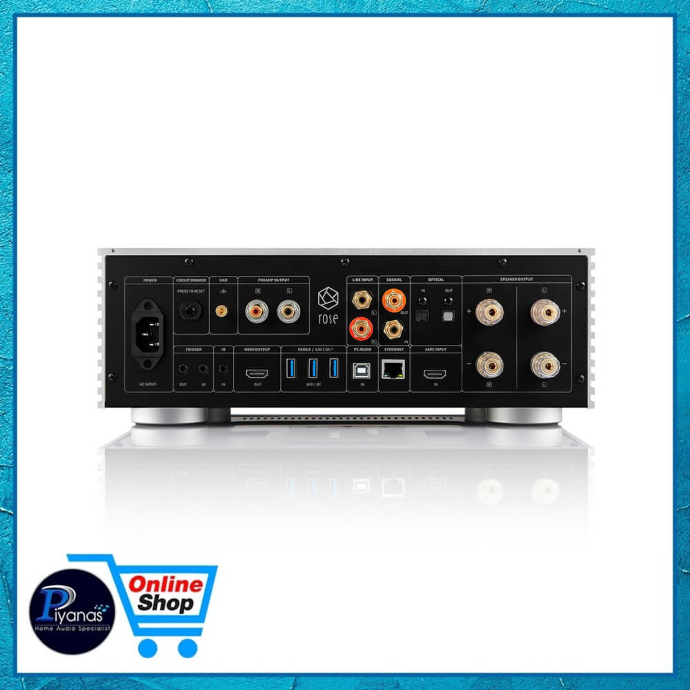 เครื่องเสียงสตรีมเมอร์ HIFI ROSE : RS-520 ALL IN ONE NETWORK STREAMER (SILVER)
